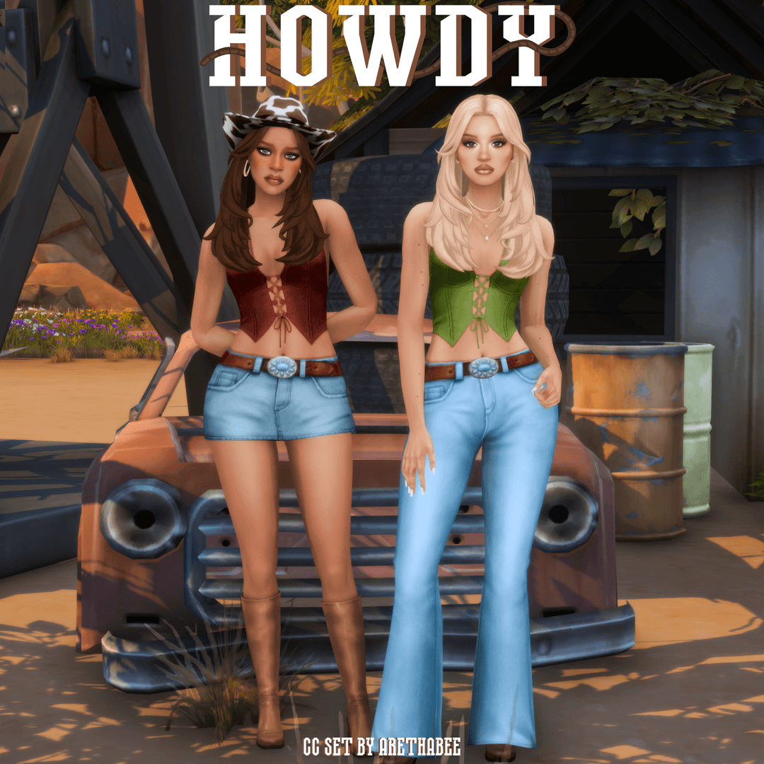 Скриншот мода Сет одежды и аксессуаров Howdy Set